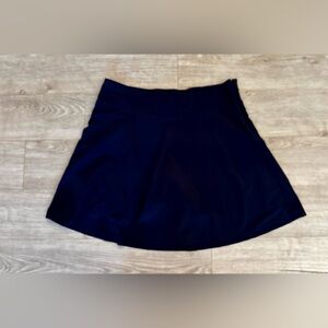 Athleta All Day  Navy Skort - size 12 - compression shorts attached